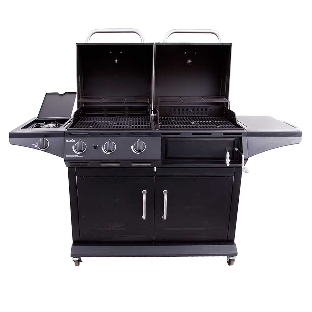 Deluxe Charcoal & Gas Combo Grill