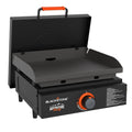 Single Burner 17" Adventure Ready Propane Tabletop Griddle with Hard Cover