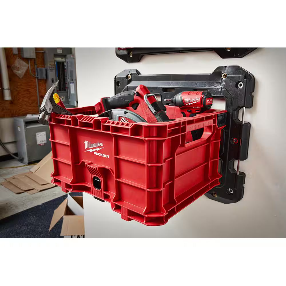 PACKOUT 22 In. Rolling Modular Tool Box LP Handle,22 In. Large Tool Box,18.6 In. Tool Storage Crate Bin