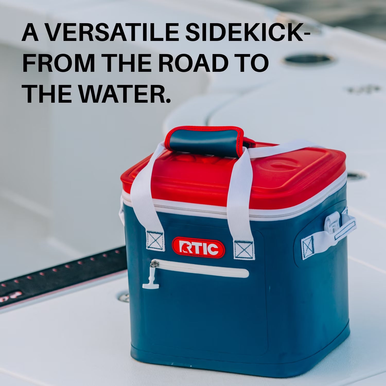 30-Can, 20 Qt, Ultra-Tough Soft-Sided Cooler, Leakproof, Waterproof, Patriot