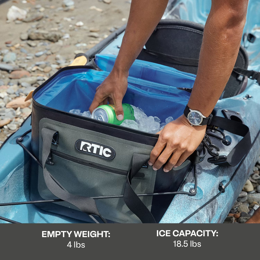 30-Can, 20 Qt, Ultra-Tough Soft-Sided Cooler, Leakproof, Waterproof, Patriot