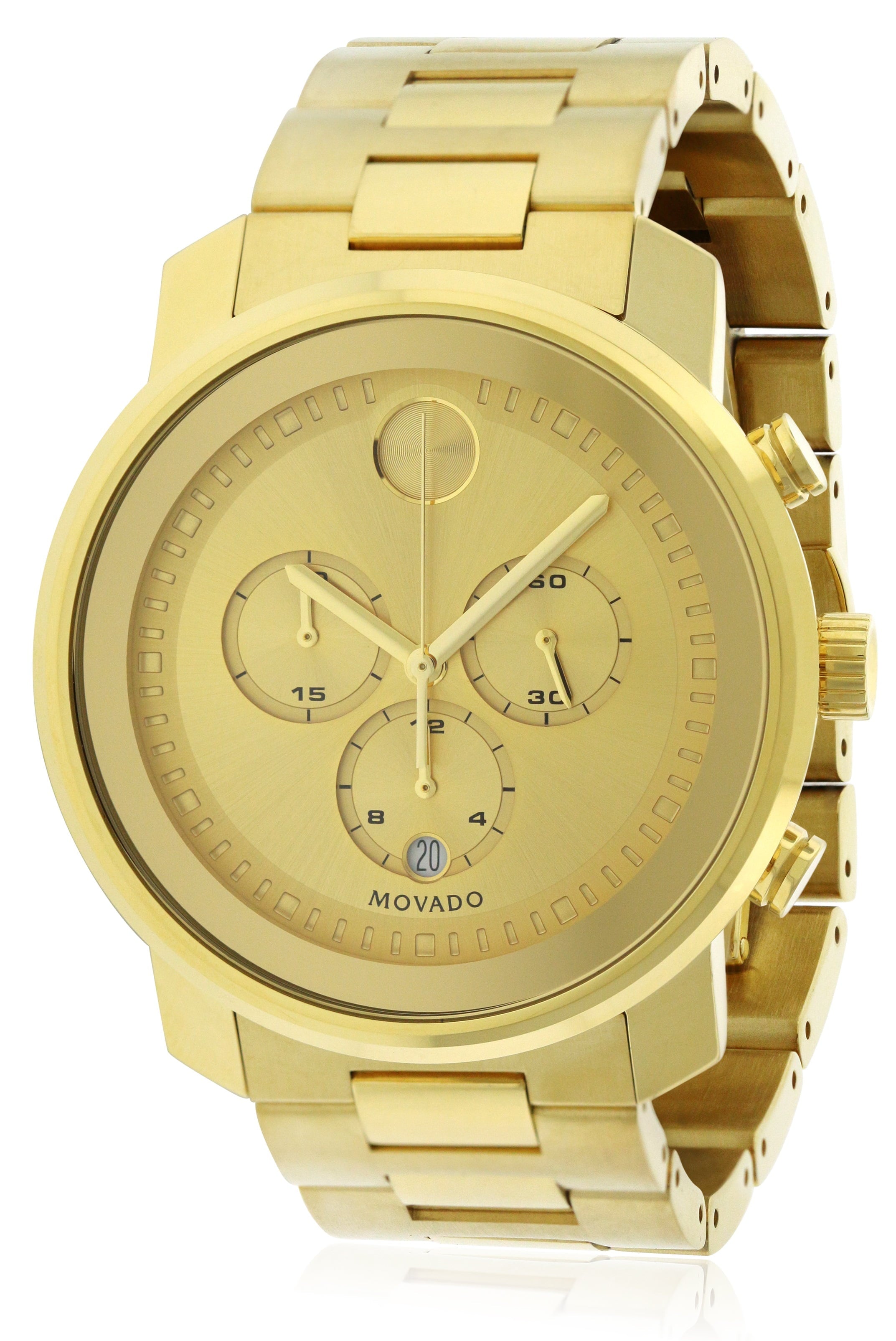 Bold Quartz Movement Champagne Dial Men'S Watch 3600278