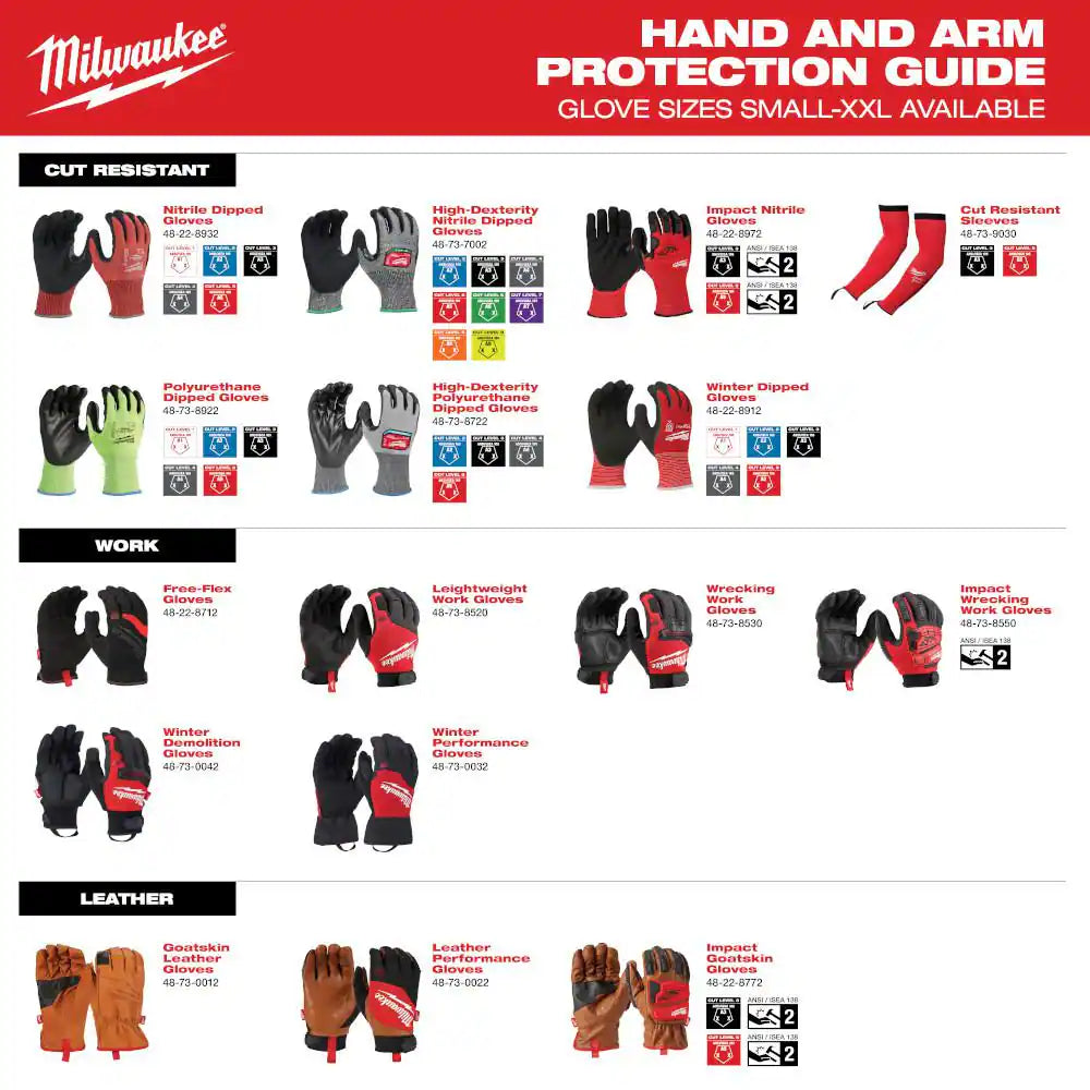 Medium Fingerless Work Gloves