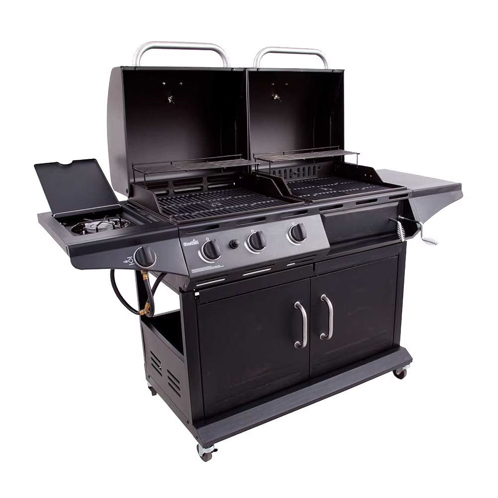 Deluxe Charcoal & Gas Combo Grill