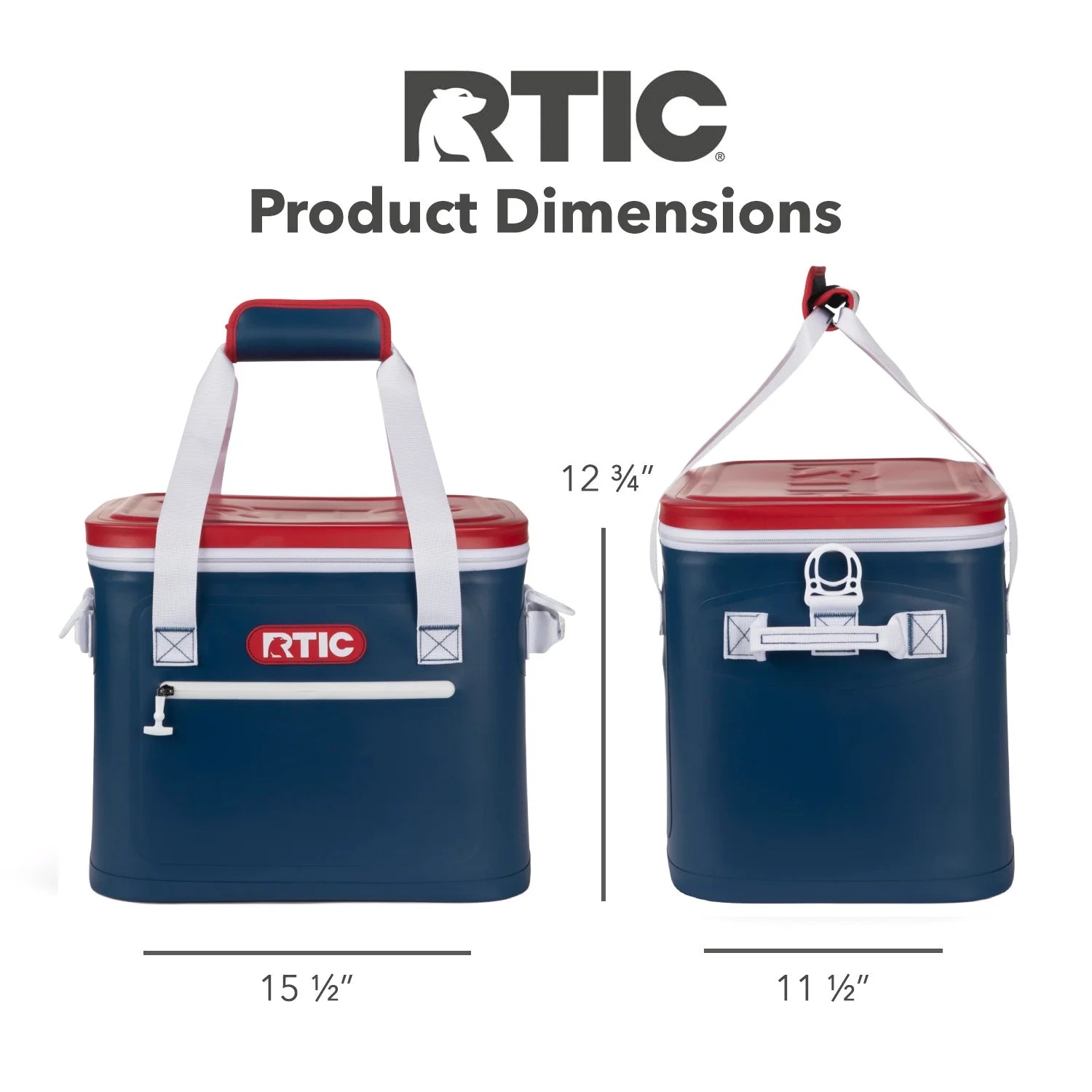 30-Can, 20 Qt, Ultra-Tough Soft-Sided Cooler, Leakproof, Waterproof, Patriot