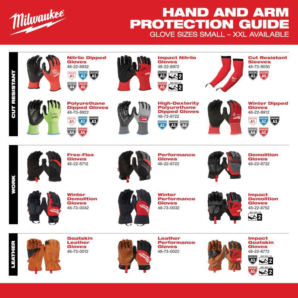 Medium Fingerless Work Gloves